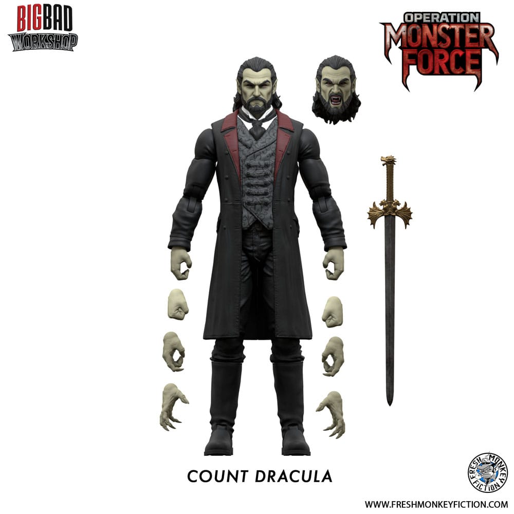 Operation: Monster Force Action Figure 1/12 Count Dracula 15cm2