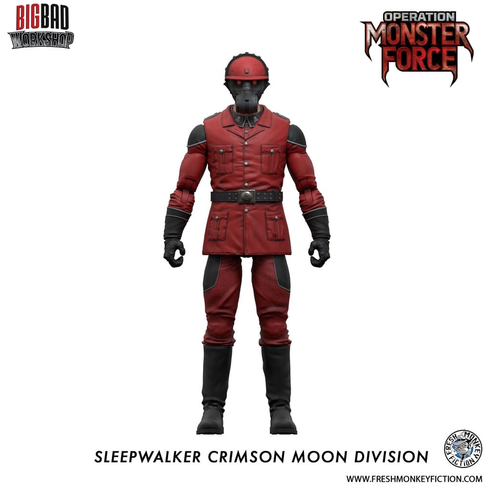 Operation: Monster Force Action Figure 1/12 Sleepwalker Crimson Moon Division 15cm1