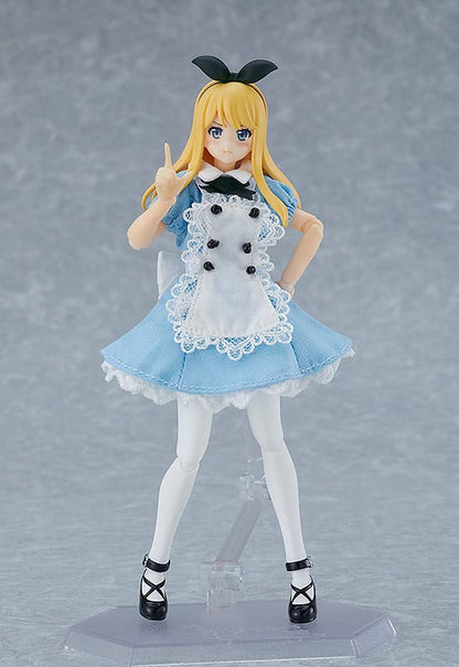 Original Character Figma Action Figure Female Body (Alice) with Dress and Apron Outfit 13cm5