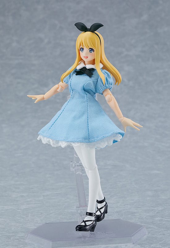 Original Character Figma Action Figure Female Body (Alice) with Dress and Apron Outfit 13cm6