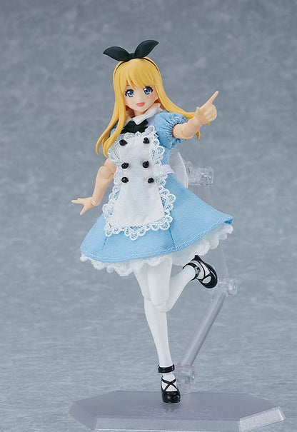 Original Character Figma Action Figure Female Body (Alice) with Dress and Apron Outfit 13cm3