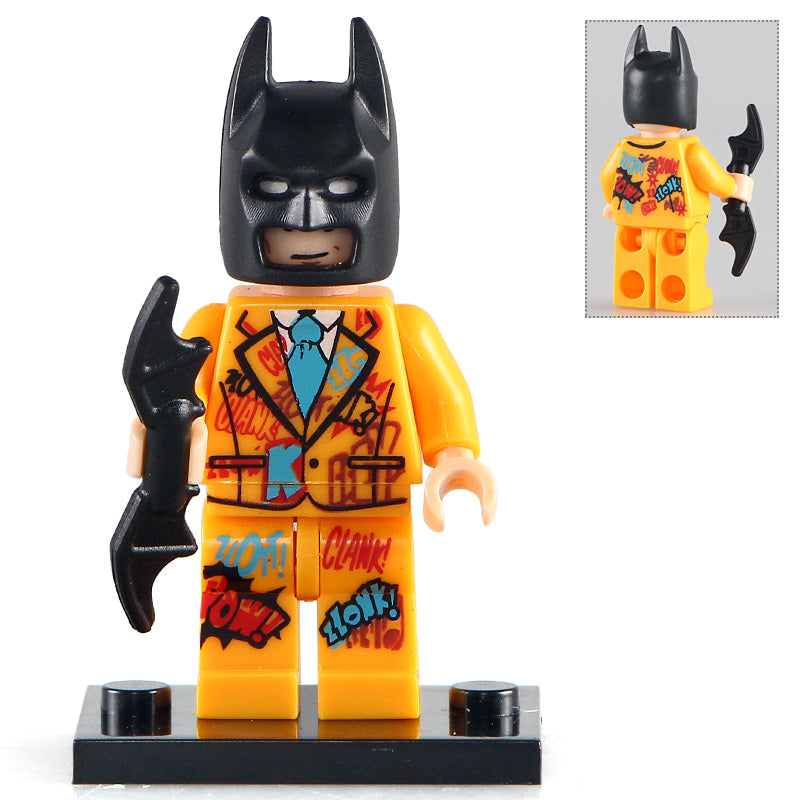 Batman Graffiti Suit Custom DC Comics Superhero Minifigure1