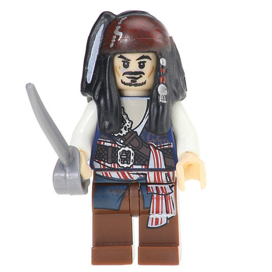 Captain Jack Sparrow from Pirates of the Caribbean Minifigure1