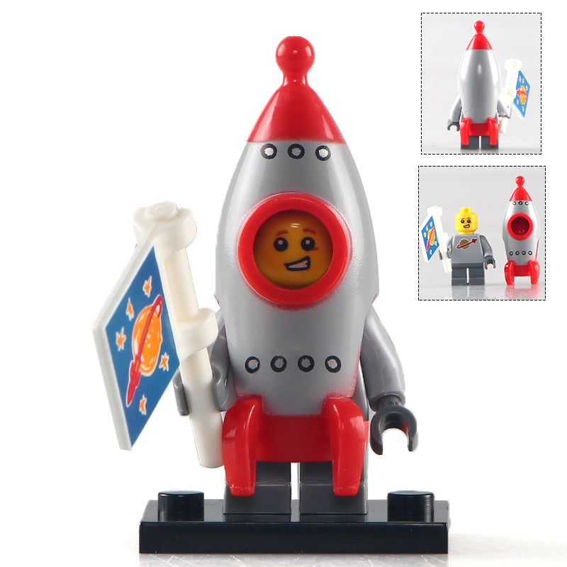 Rocket Boy Mascot custom Collectable Series Minifigure1