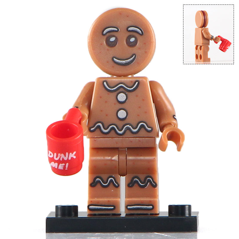Gingerbread Man custom Iconic Minifigure1