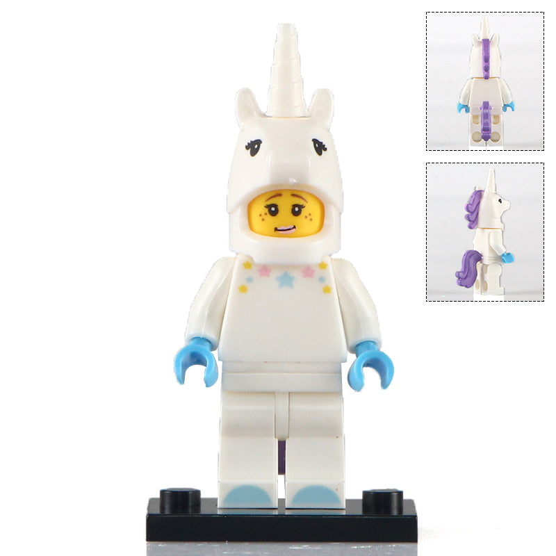 Unicorn Mascot custom Collectable Series Minifigure1