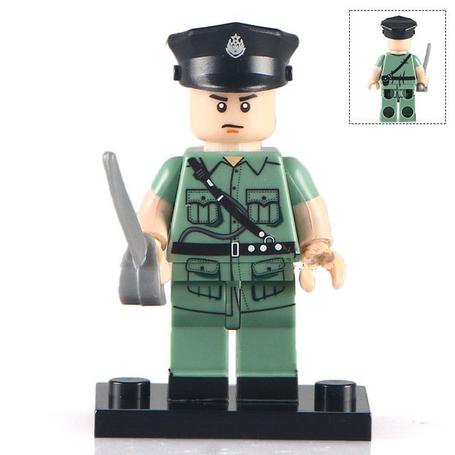 Uniformed Officer Custom Minifigure1