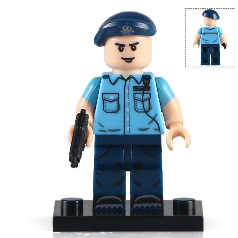 Uniformed Police Officer Custom Minifigure1