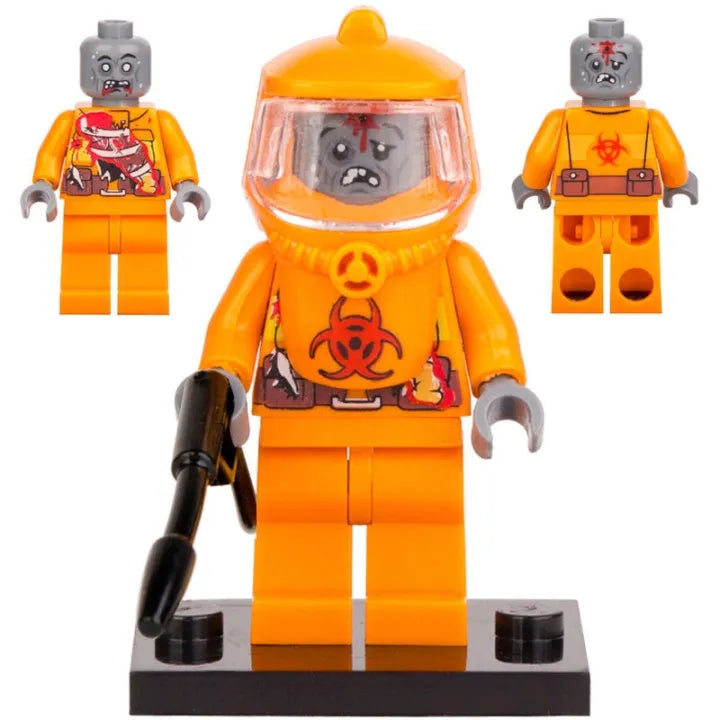 Infected Hazmat Guy custom Horror Minifigure1