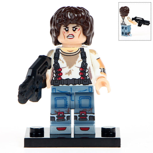 Ellen Ripley from Aliens Custom Horror Minifigure1