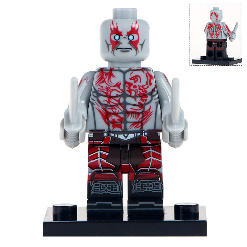 Drax the Destroyer Custom Marvel Superhero Minifigure1