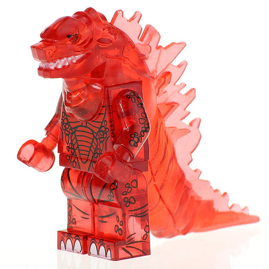 Godzilla Red Clear Monster Horror Movie Minifigure1