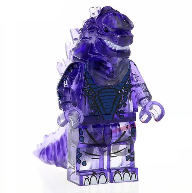 Godzilla Purple Clear Monster Horror Movie Minifigure1