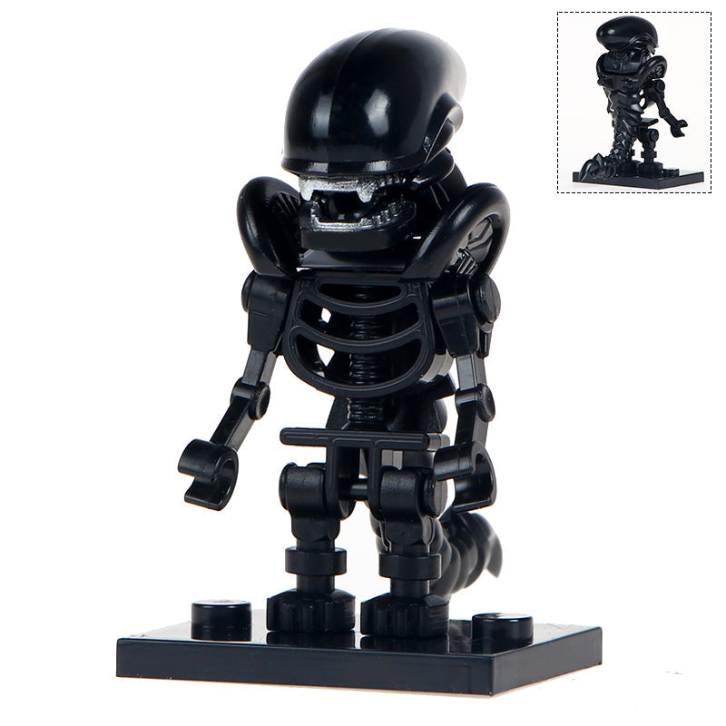 Alien Xenomorph Skeleton Body Custom Minifigure1