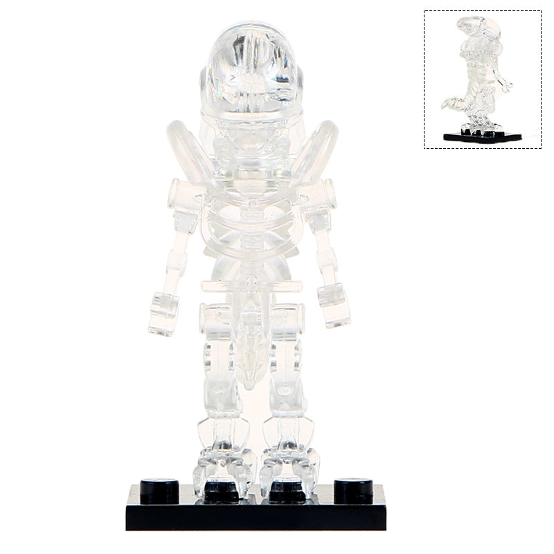 Transparent Alien Xenomorph Custom Minifigure1