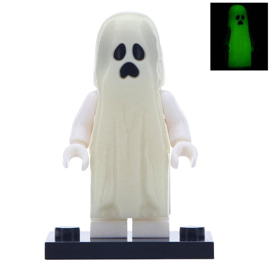 Glow in the Dark Ghost Custom Horror Minifigure1