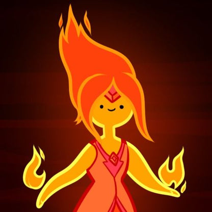 Flame Princess from Adventure Time Custom Minifigure2