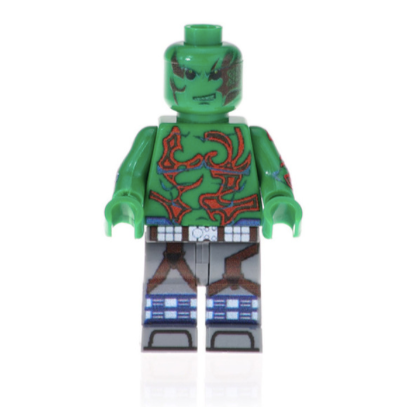 Drax the Destroyer Marvel Superhero Minifigure Guardians of the Galaxy1