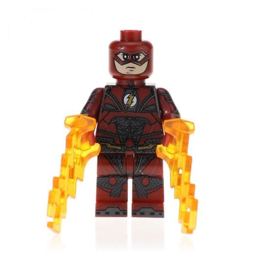 Flash Dark Red Custom DC Comics Superhero Minifigure1