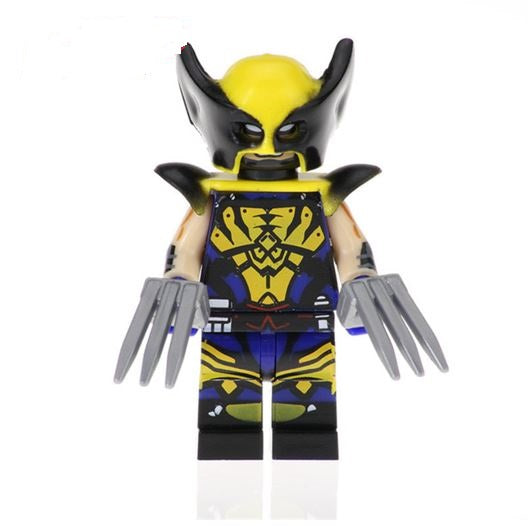 Wolverine (Play Arts Kai) Custom Marvel Superhero Minifigure1