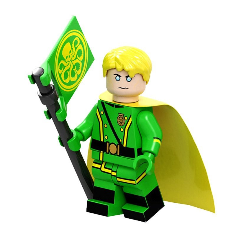 Hydra Captain America Steve Rogers Custom Marvel Superhero Minifigure1