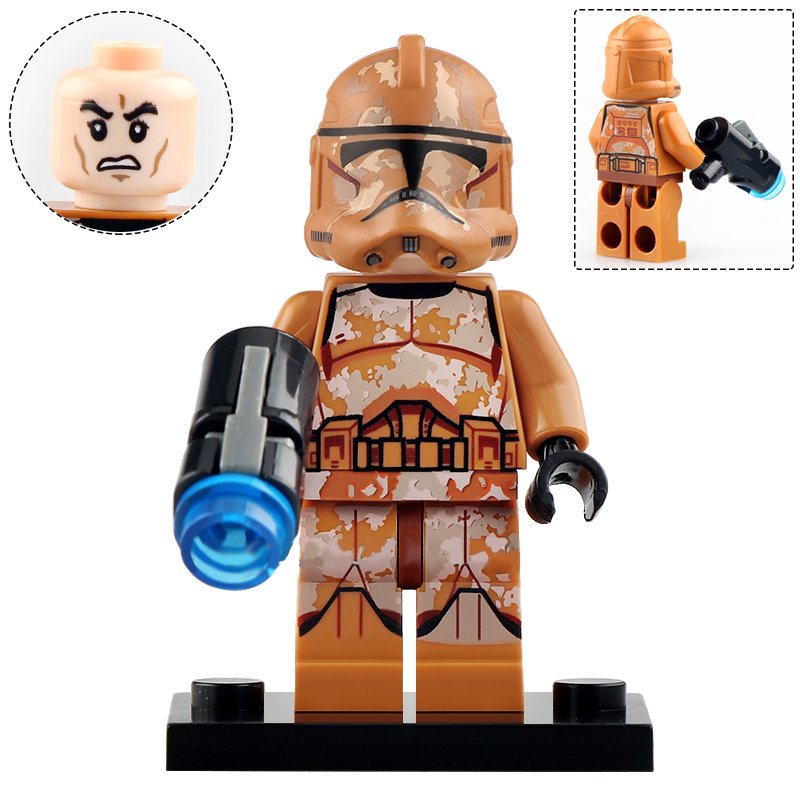 Geonosis Camouflage Clone Trooper Custom Star Wars Minifigure1