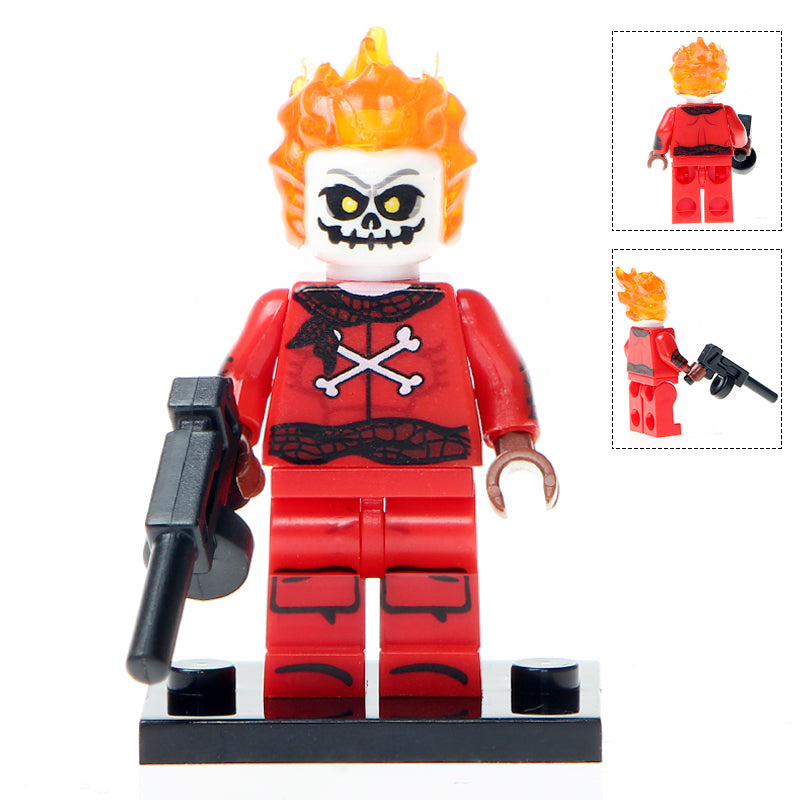 Blazing Skull Custom Marvel Superhero Minifigure1