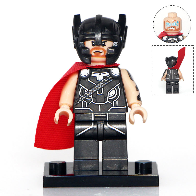 Thor Black Outfit Custom Marvel Superhero Minifigure1