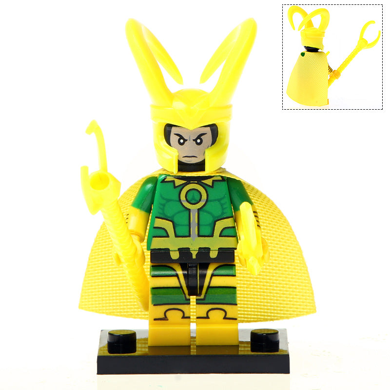 Classic Loki Custom Marvel Superhero Minifigure1
