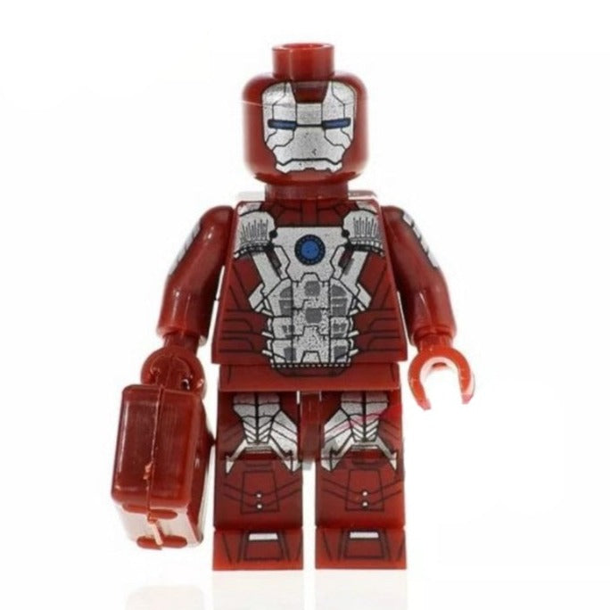 Iron Man Mark 5 (Football) Custom Marvel Superhero Minifigure1