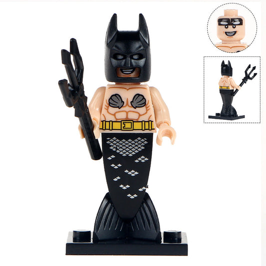 Mermaid Batman Batman Movie Series 2 DC Comics Super Hero custom Mini Figure1