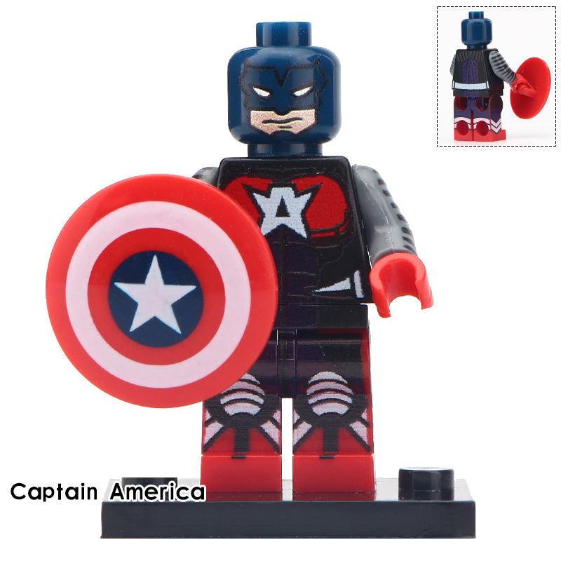 Captain America Custom Marvel Superhero Minifigure1