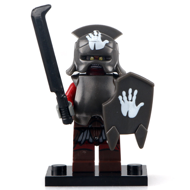 Uruk-hai White Hand Orc custom Lord of the Rings Minifigure1