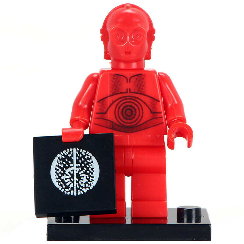 R-3PO Red Protocol Droid custom Star Wars Minifigure1