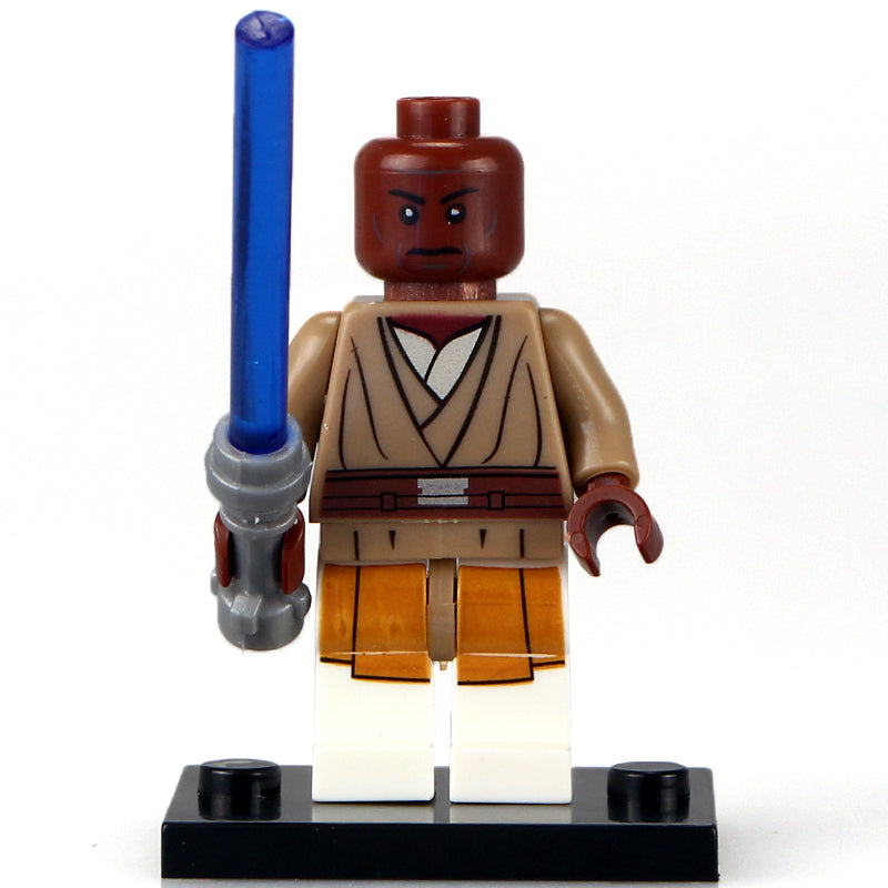Mace Windu custom Star Wars Minifigure with Lightsaber1
