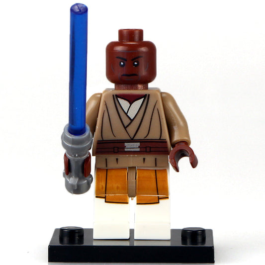 Mace Windu custom Star Wars Minifigure with Lightsaber1