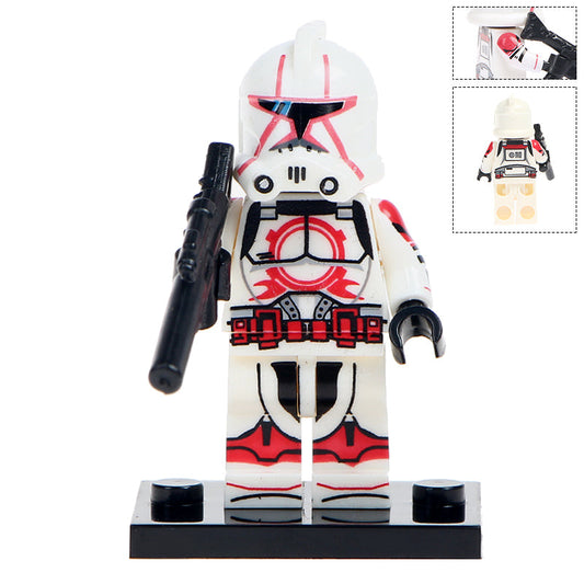 Clone Trooper with Red Marking Custom Star Wars Minifigure1