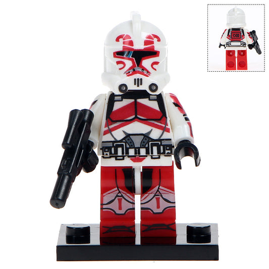 Clone Trooper with Red Detail custom Star Wars Minifigure1