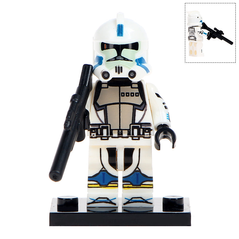 Clone Trooper with Blue Marking Custom Star Wars Minifigure1
