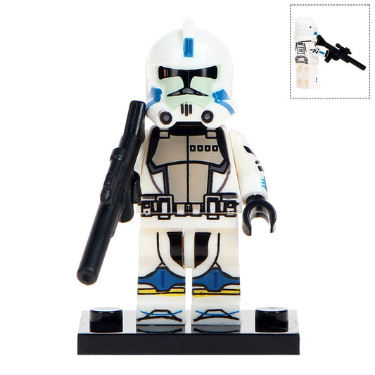 Clone Trooper with Blue Marking Custom Star Wars Minifigure1