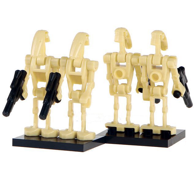 4 x Battle Droid B1 custom Star Wars Minifigure1