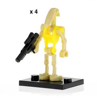 4 x Battle Droid Commander custom Star Wars Minifigure2