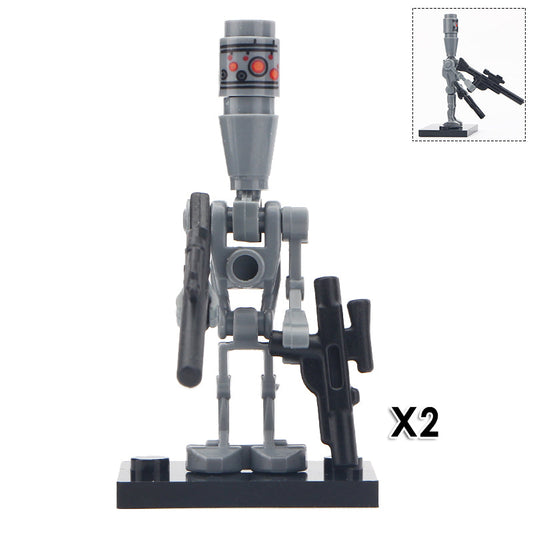2 x IG-88 Droid custom Star Wars Minifigure1