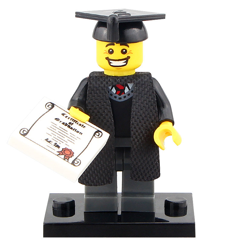 Graduation Graduate Custom Minifigure1