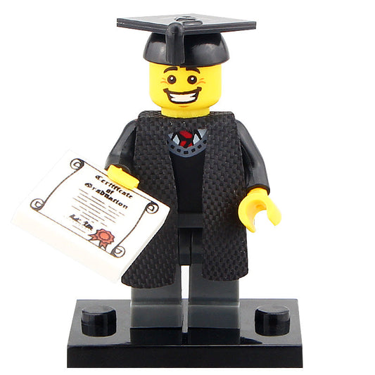 Graduation Graduate Custom Minifigure1