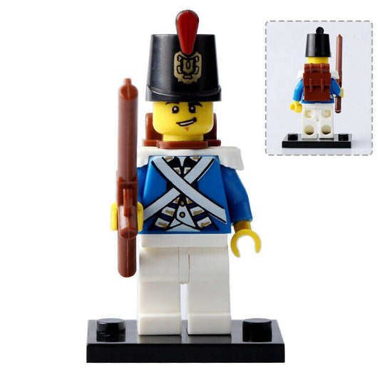 American Revolutionary War Soldier Custom Minifigure1