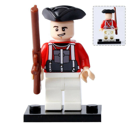 American Revolutionary War Soldier Custom Minifigure1