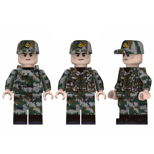 Chinese Modern Soldier Custom Minifigure1