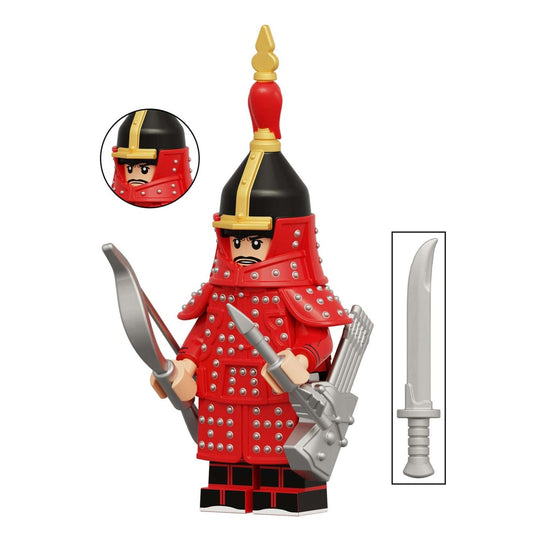 Plain Red Banner Manchu Eight Banners Army Minifigure1