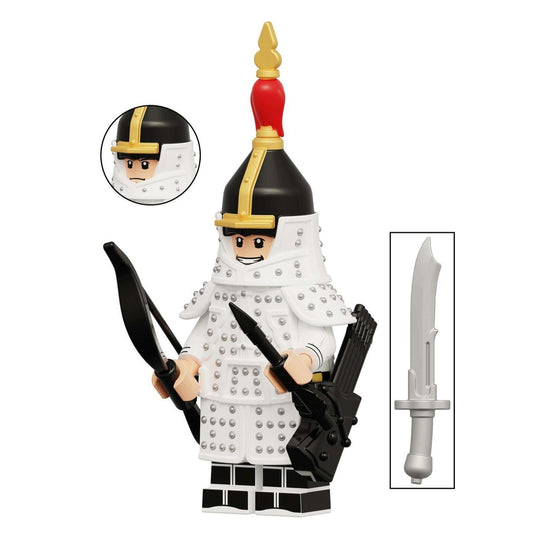 Plain White Banner Manchu Eight Banners Army Minifigure1